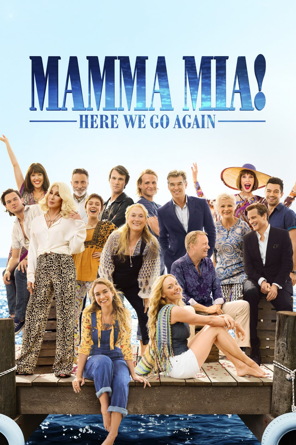 Poster for the movie "Mamma Mia! Here We Go Again"